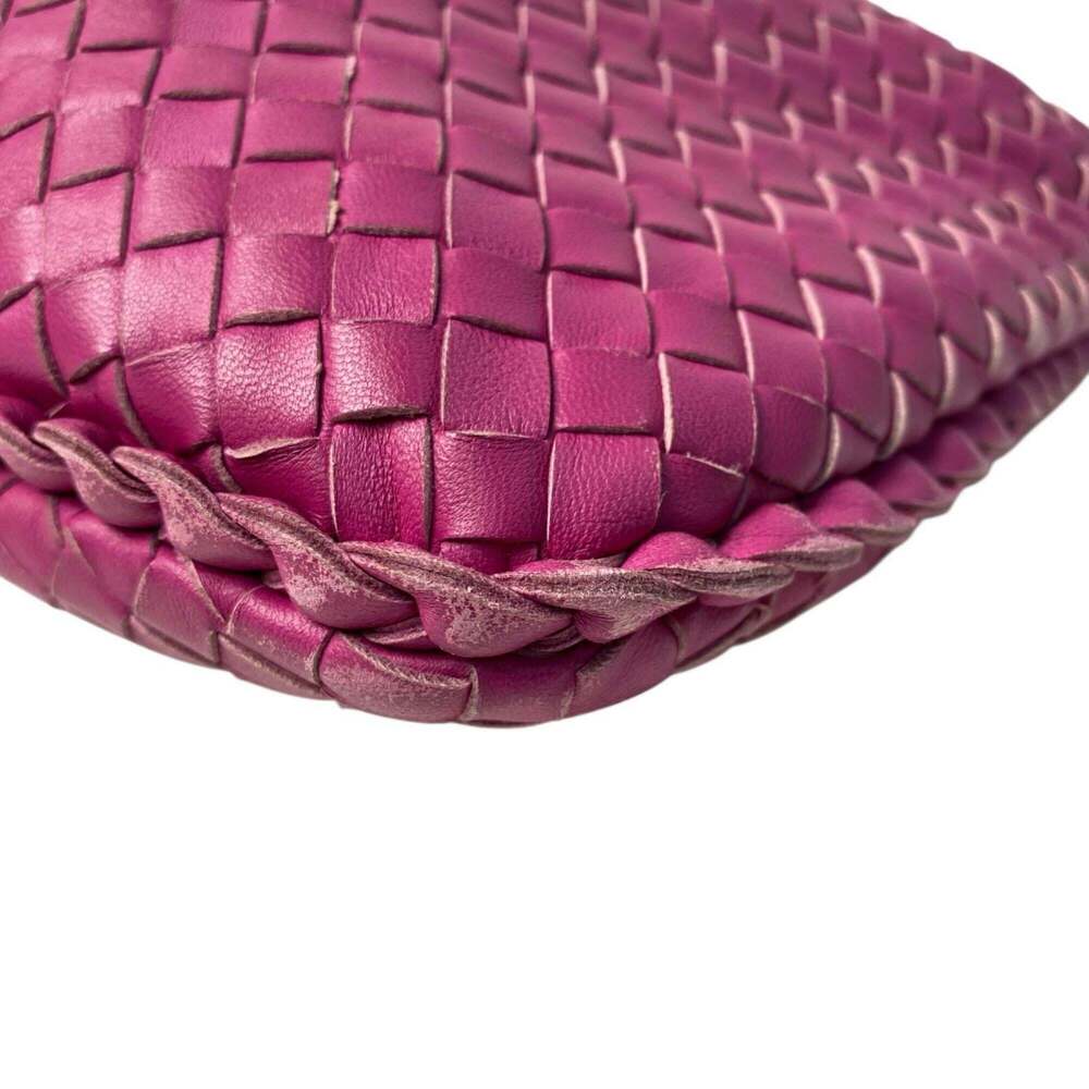 BOTTEGA VENETA Pink Intrecciato Shoulder Bag - Picture 13 of 16
